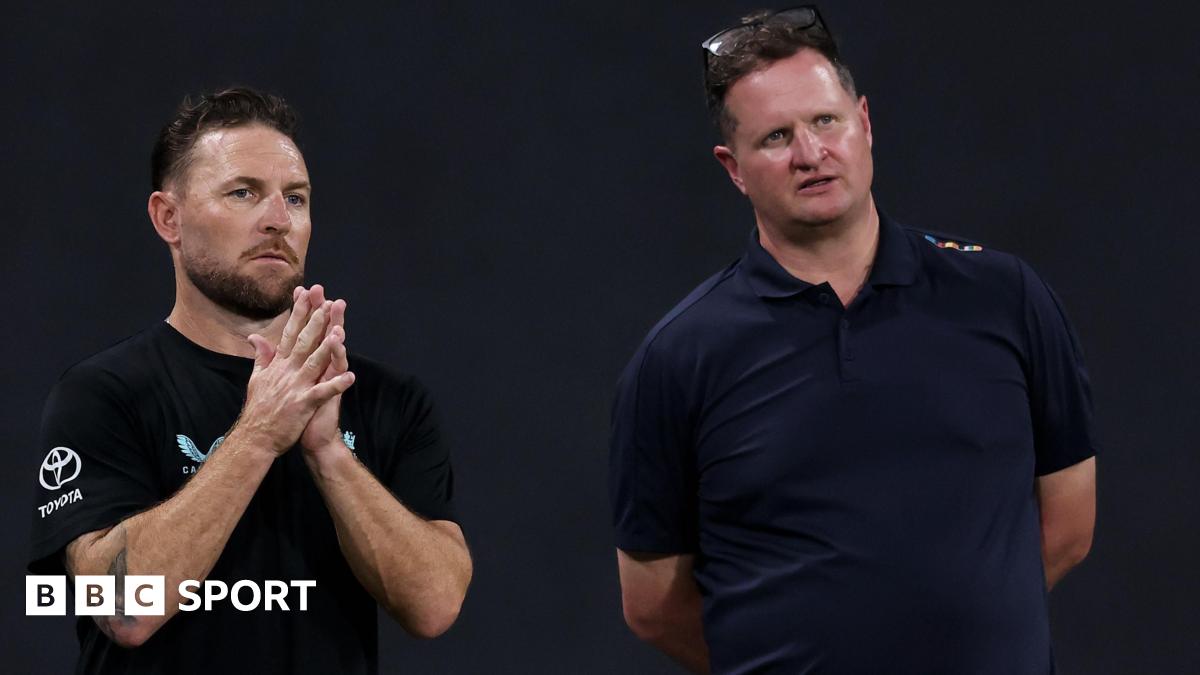 Brendon McCullum and Rob Key