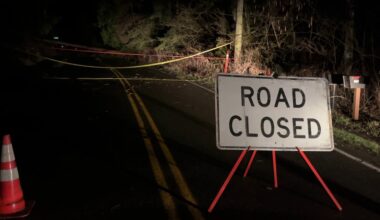 SR 410 and SR 7 closed due to downed trees, power lines; over 40,000 without power in western WA
