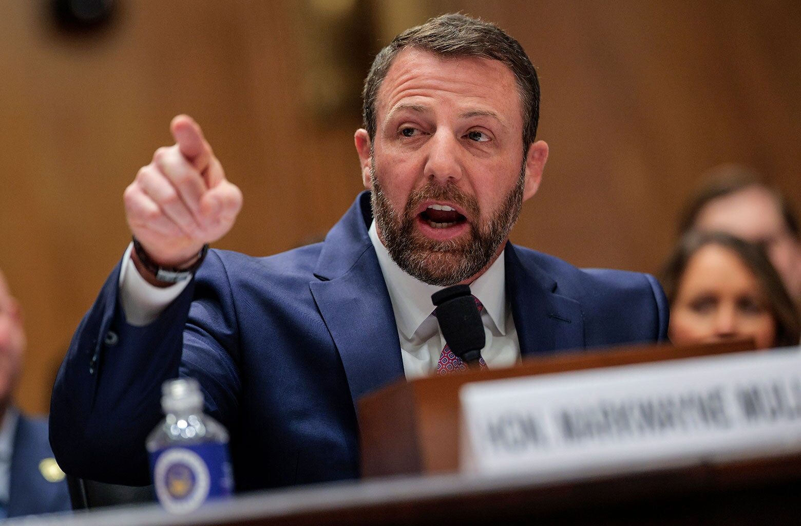 Markwayne Mullin’s confirmation hearing was hilarious—and he might lose.