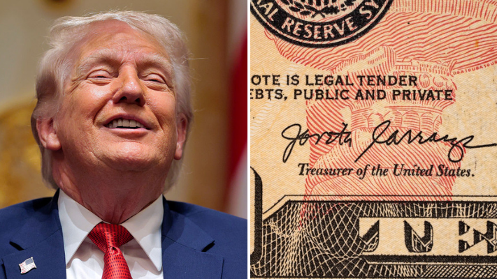 Trump just ended a 165-year tradition by signing your dollar bills — here's why no president has ever done it before