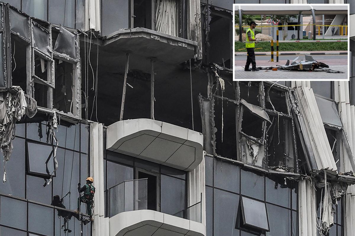 Survivors of Iranian drone strike in Dubai arrested for sending photos of the aftermath