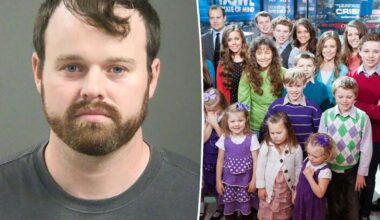 '19 Kids and Counting' star Joseph Duggar's mugshot released after being accused of molesting child