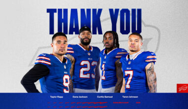 Buffalo Bills release longtime CB Taron Johnson, three others ahead of free agency 