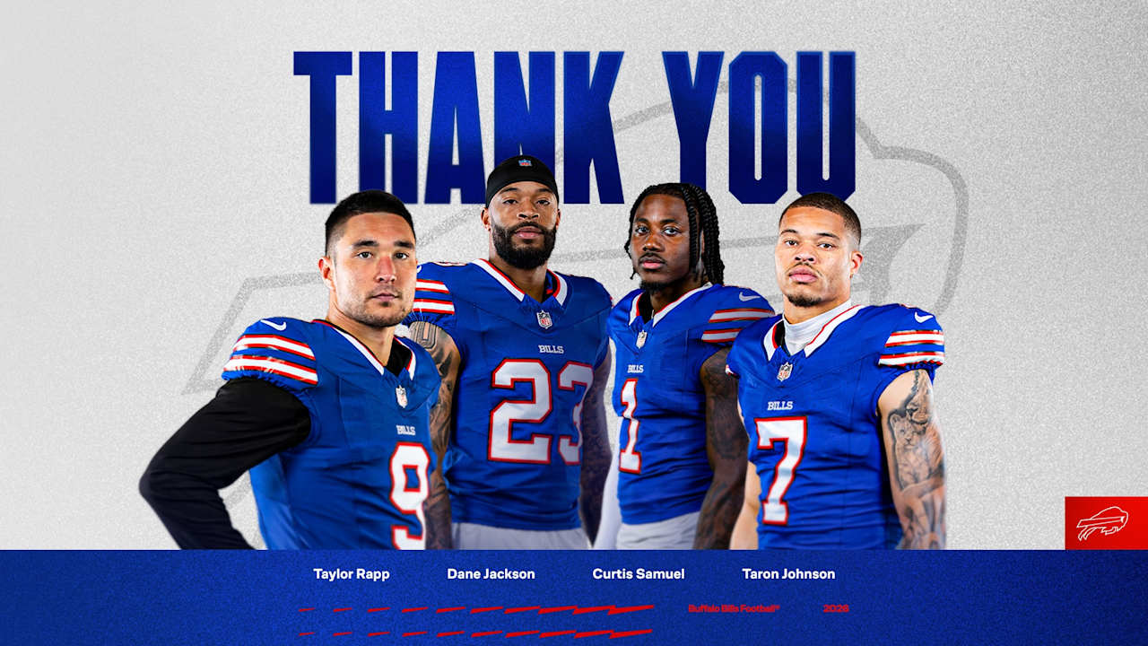 Buffalo Bills release longtime CB Taron Johnson, three others ahead of free agency 