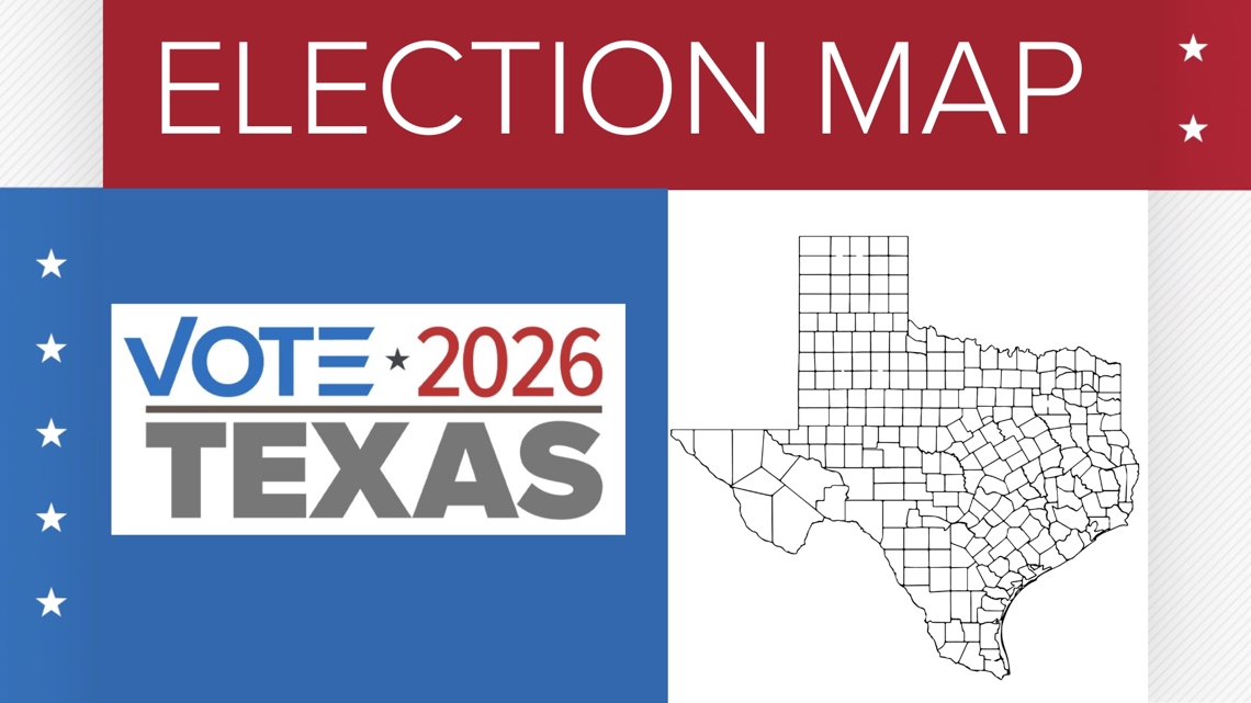 TEXAS LIVE ELECTION RESULTS MAP | Track the latest March 3 primary election results - KVUE