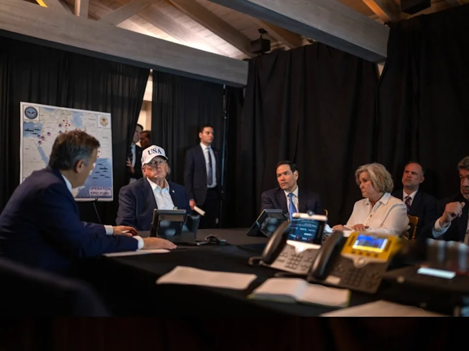 The White House - PHOTO: President Donald Trump and his team momintor U.S. strikes in Iran, on Feb. 28, 2026.