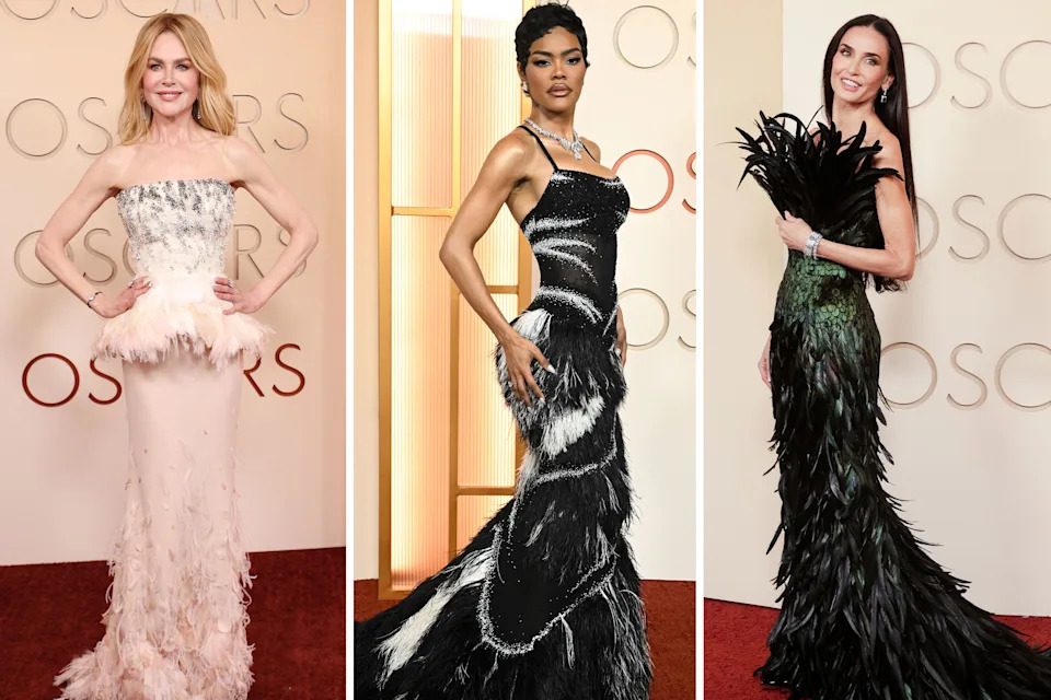 Nicole Kidman, Teyana Taylor and Demi Moore.