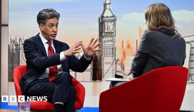 UK looking at options to help secure key oil route Strait of Hormuz, Miliband says