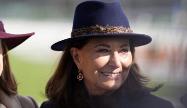 Carole Middleton Makes a Rare Appearance at Cheltenham Festival Wearing Kate Middleton’s Hat