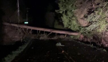 Here are the strongest recorded wind gusts across western Washington on Wednesday night