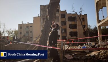 Israeli towns reel from ‘terrifying’ Iranian missile strikes