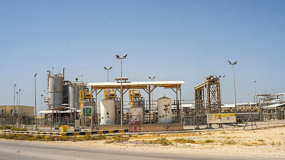 Water treatment plant, oil field in Bahrain