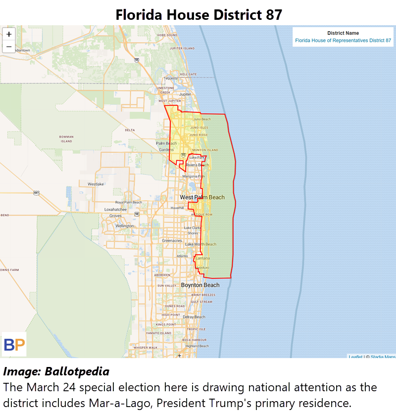 Live Results: March 24 Florida Legislative Special Elections