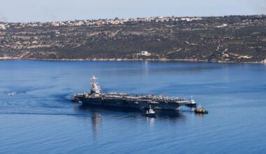 US aircraft carrier moves away from Iran war for repairs after fire