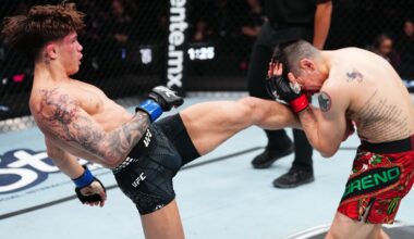 Lone’er Kavanagh pulls off shocking upset to beat Brandon Moreno in UFC Mexico main event