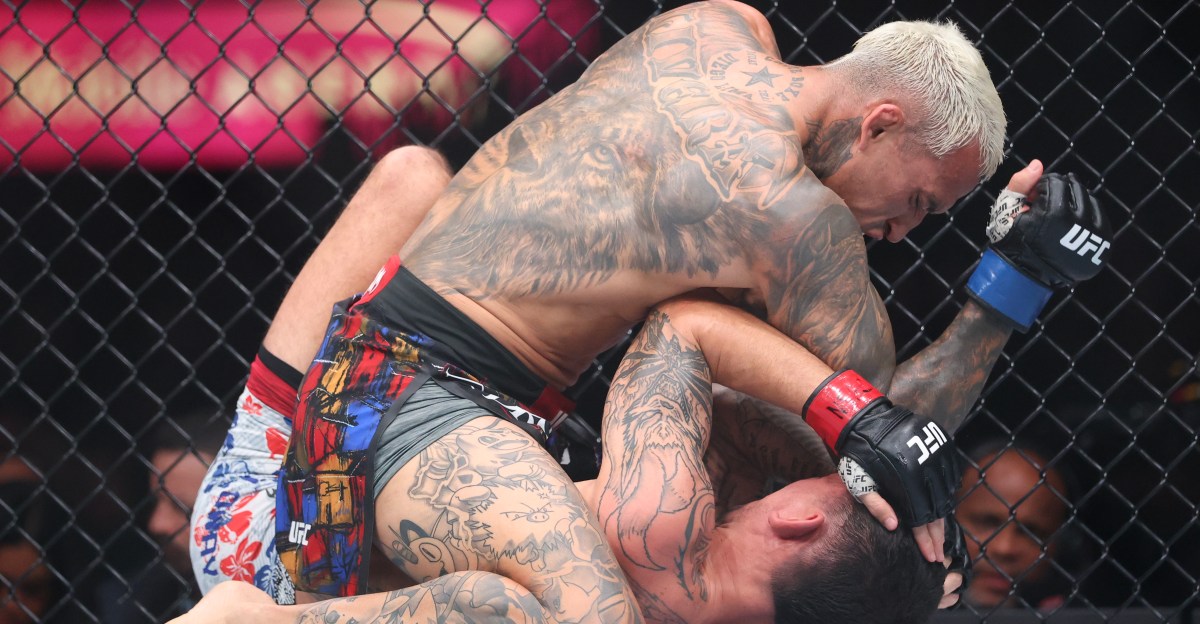 Charles Oliveira received a chorus of boos but he put on a dominant performance to win the UFC 326 main event