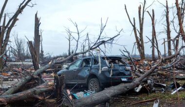 Severe thunderstorms push east after deadly tornado hit Indiana