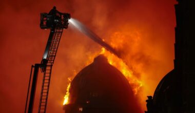 Glasgow, Scotland: Huge fire near historic Central Station triggers train chaos as nearby building collapses