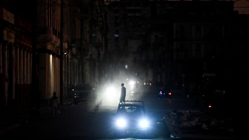 Cuba announces second nationwide blackout in less than a week