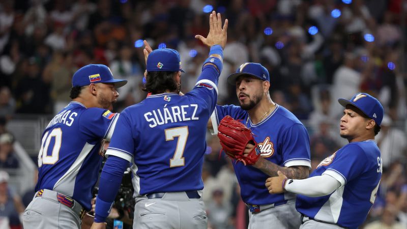 Venezuela holds off Team USA’s late comeback attempt to win a thrilling World Baseball Classic