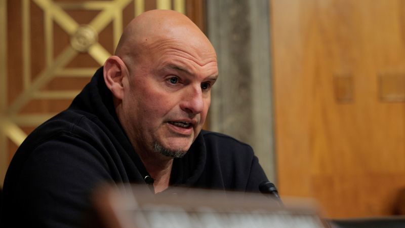 Fetterman explains why he crossed party lines to support Mullin for DHS chief