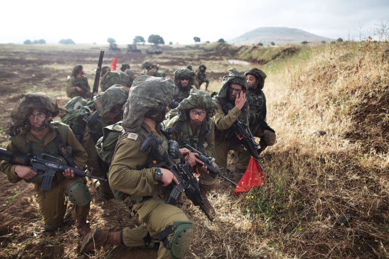 Israeli soldiers of the Jewish Ultra-Orthodox battalion 