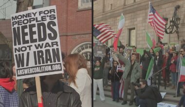 Dueling demonstrations in Boston as U.S. and Israel strike Iran – Boston 25 News