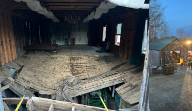 Six people hospitalized after floor collapses at NH wedding venue – Boston 25 News