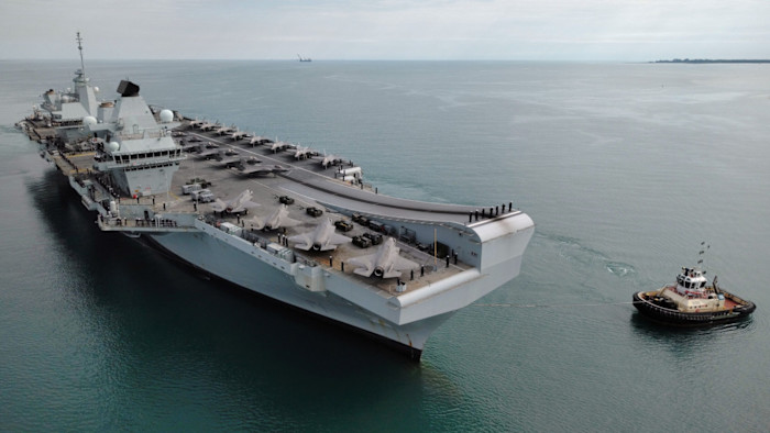 British aircraft carrier will not be sent to Middle East, say officials