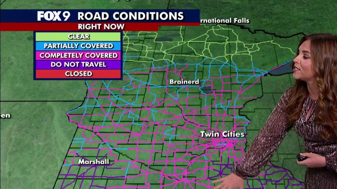 No travel advised in portions of southern MN