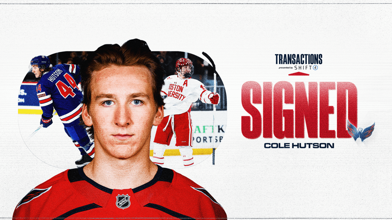Capitals Sign Cole Hutson | Washington Capitals