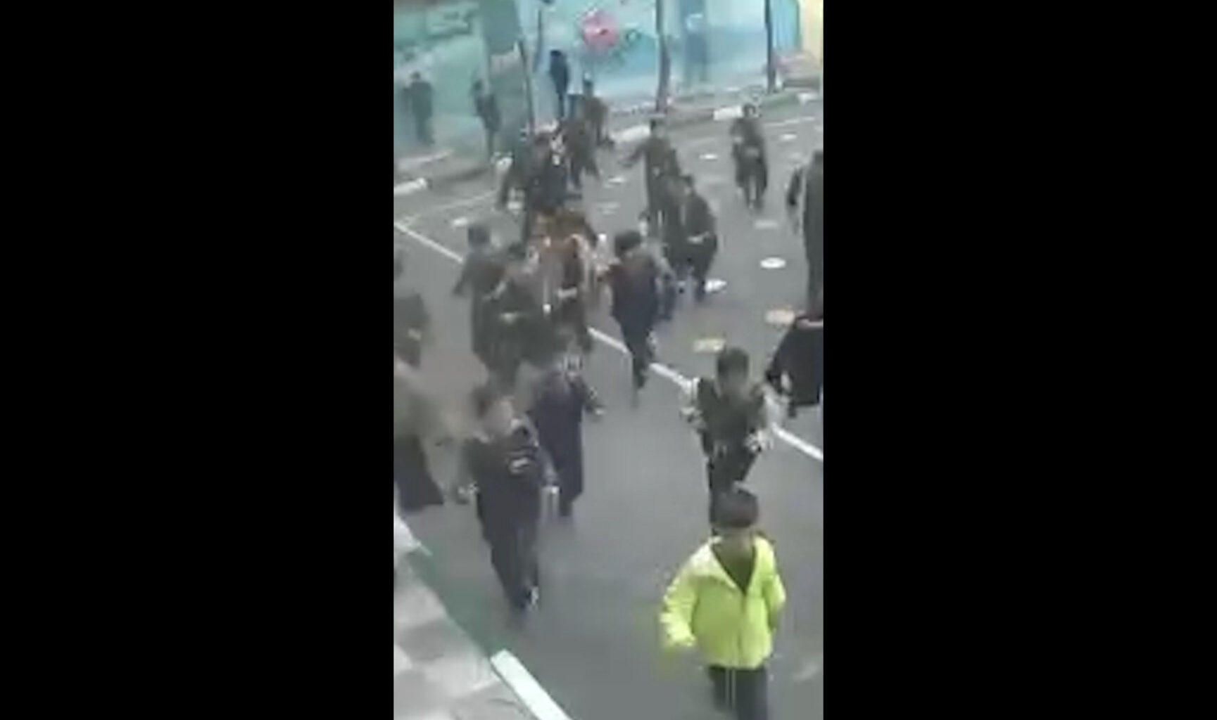 CCTV video captures moment strike lands next to boys’ school in Iran | Israel-Iran conflict