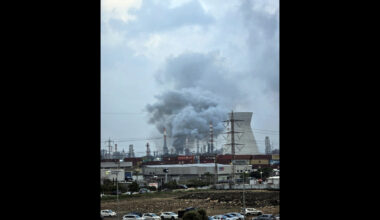 Smoke rises after Iranian missile attack on Israel oil refinery in Haifa | Oil and Gas