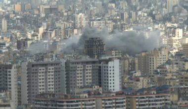 Smoke rise from Beirut suburbs following Israeli attack | Israel attacks Lebanon
