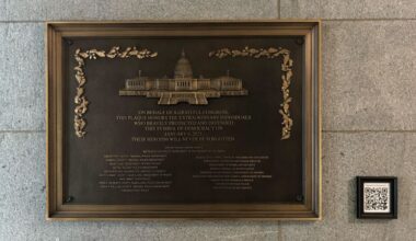 January 6 commemorative plaque appears in Capitol after years of delay