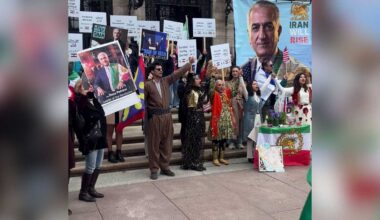 Demonstrators gather in Boston as Iran War enters third week