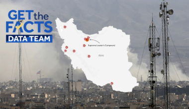 Operation Epic Fury strike locations in Iran