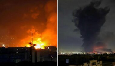 Iran's Mehrabad Airport set on fire by IDF