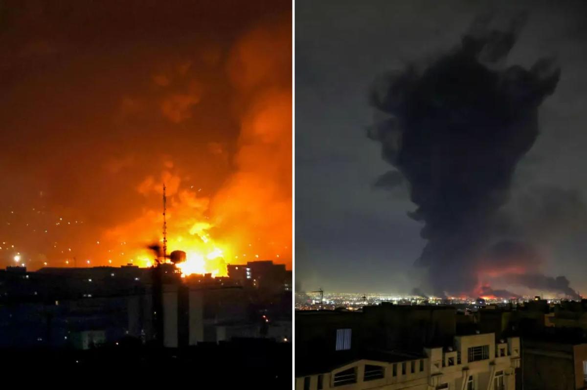 Iran's Mehrabad Airport set on fire by IDF