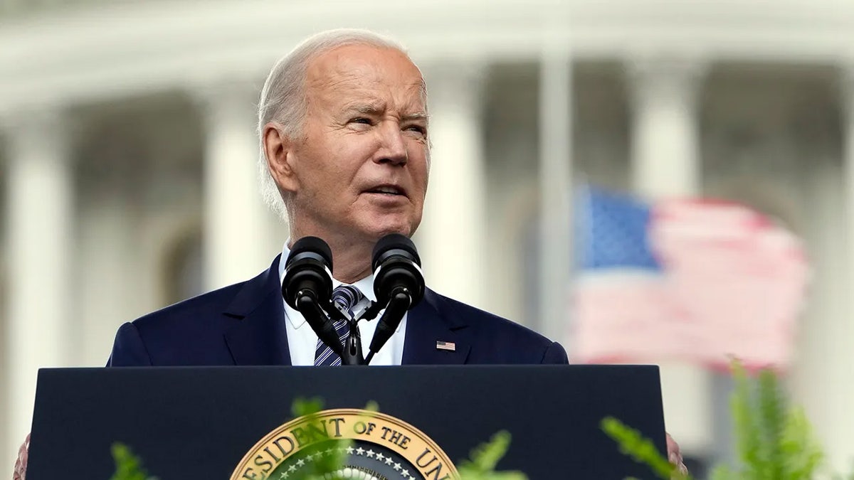 Joe Biden speaks at event