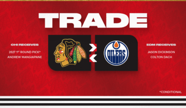 RELEASE: Blackhawks Acquire Andrew Mangiapane and Conditional First-Round Pick from Oilers