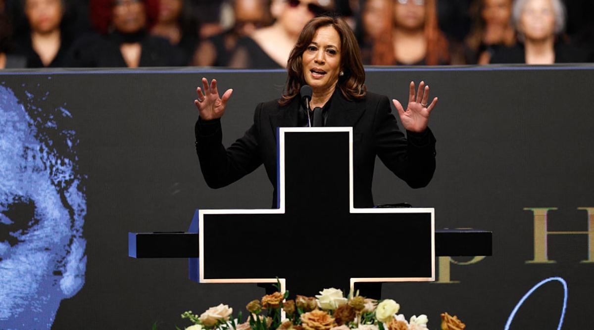 Kamala Harris Played The Hits At Jesse Jackson's Funeral