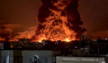 "Acid Rain" Fears In Tehran As Israeli Strikes On Oil Depots Send Toxic Smoke Over City