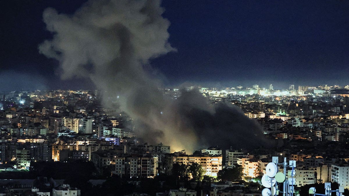 strikes on Beirut Lebanon