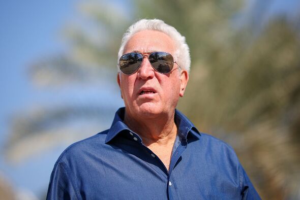 Lawrence Stroll looks on Lawrence Stroll looks on