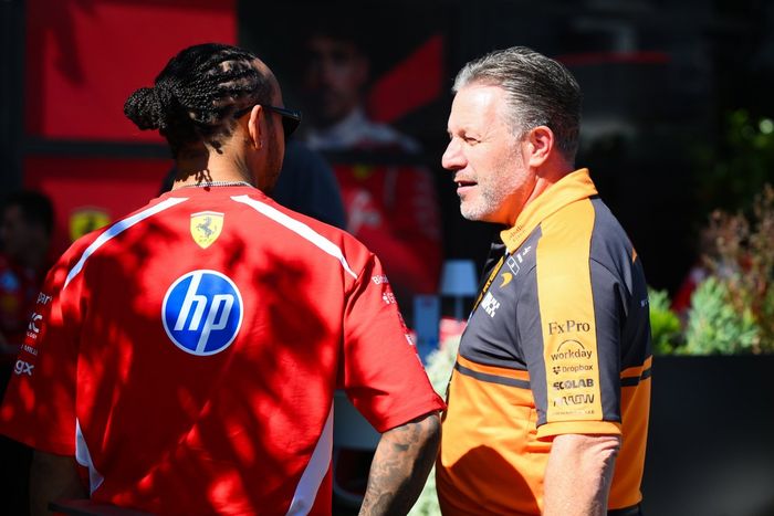 Lewis Hamilton, Ferrari, Zak Brown, McLaren