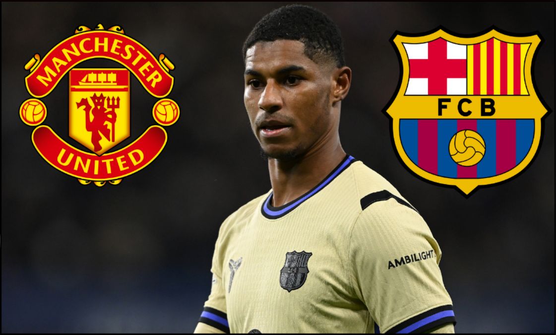 Marcus Rashford looking on