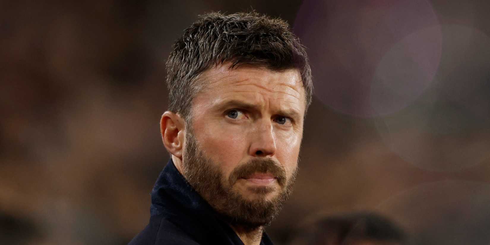 Manchester United manager Michael Carrick looks on vs West Ham