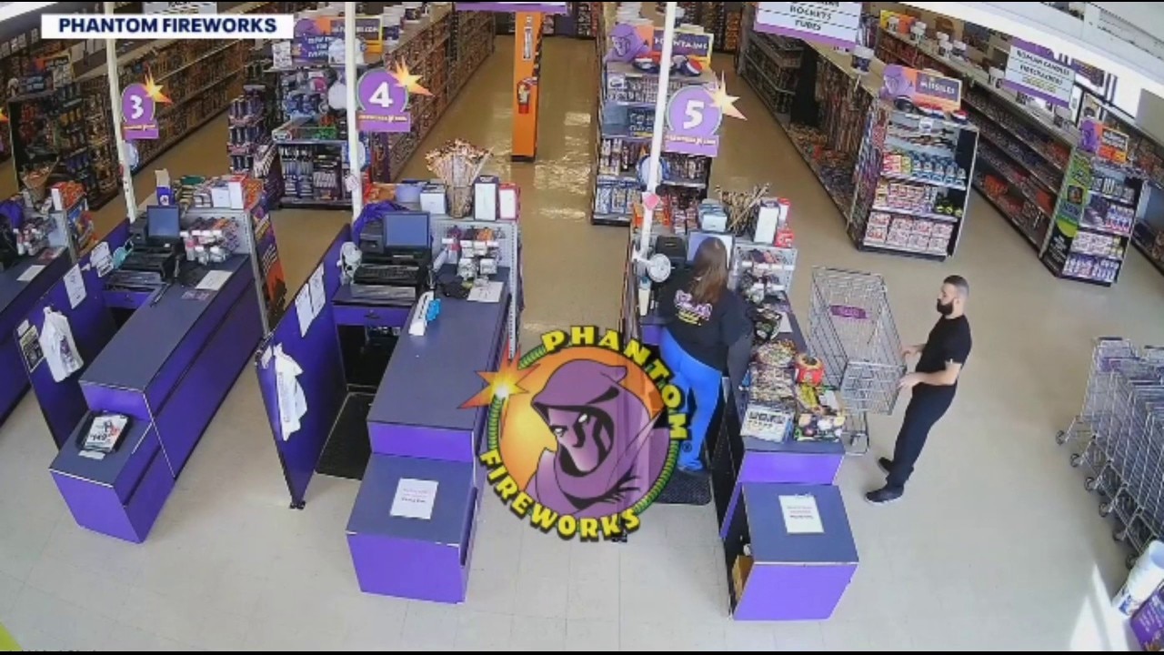 Video: Temple Israel gunman seen buying $2,000 worth of fireworks before attack