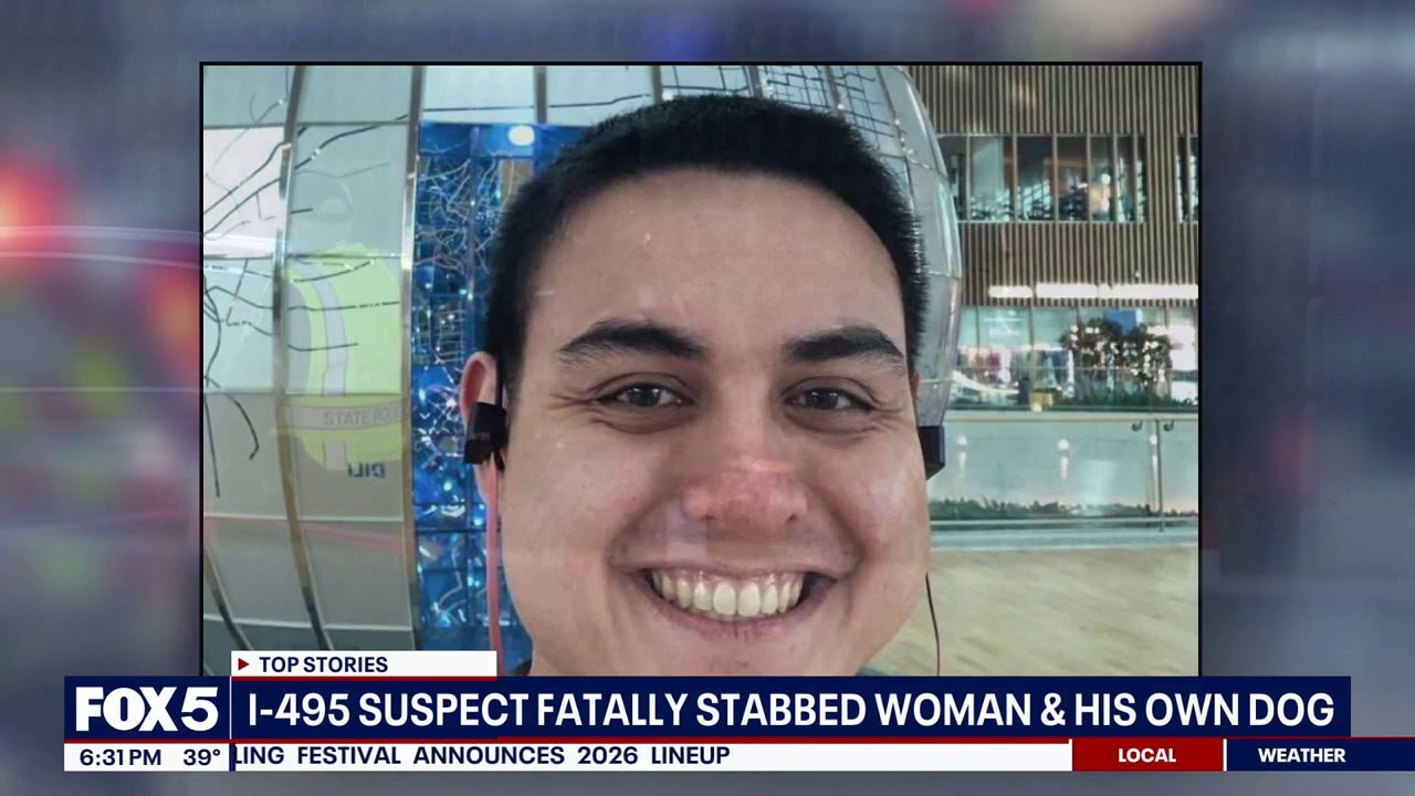 Dog killed in I-495 stabbings belonged to the suspect